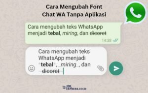 Cara Mengubah Font Chat WA Tanpa Aplikasi